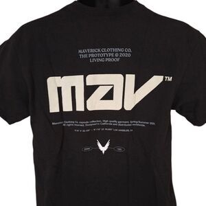Maverick T Shirt Mens Size Small Black Logan Paul Streetwear MAV